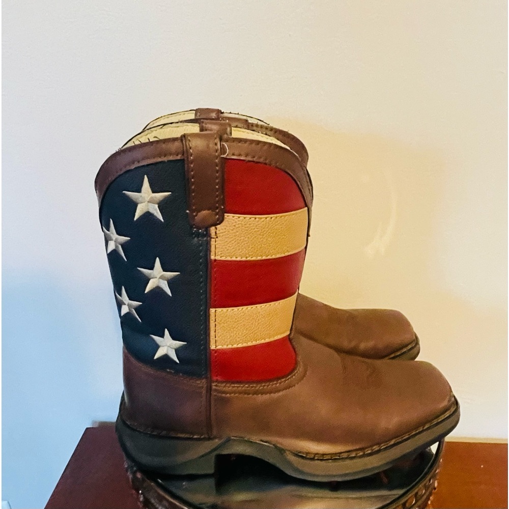 Durango Kids Patriotic Brown Boots